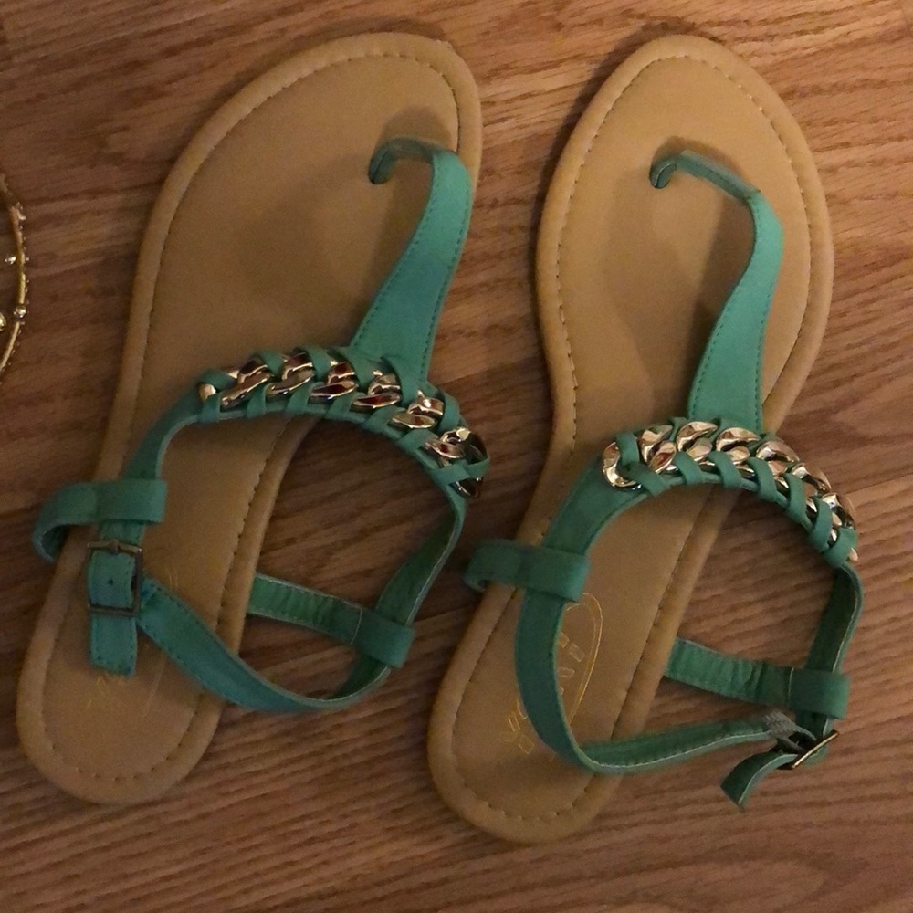 Sandals Turquoise 8